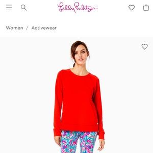 Lilly Pulitzer Luxletic Beach Comber Pullover